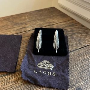 Lagos caviar drop earrings